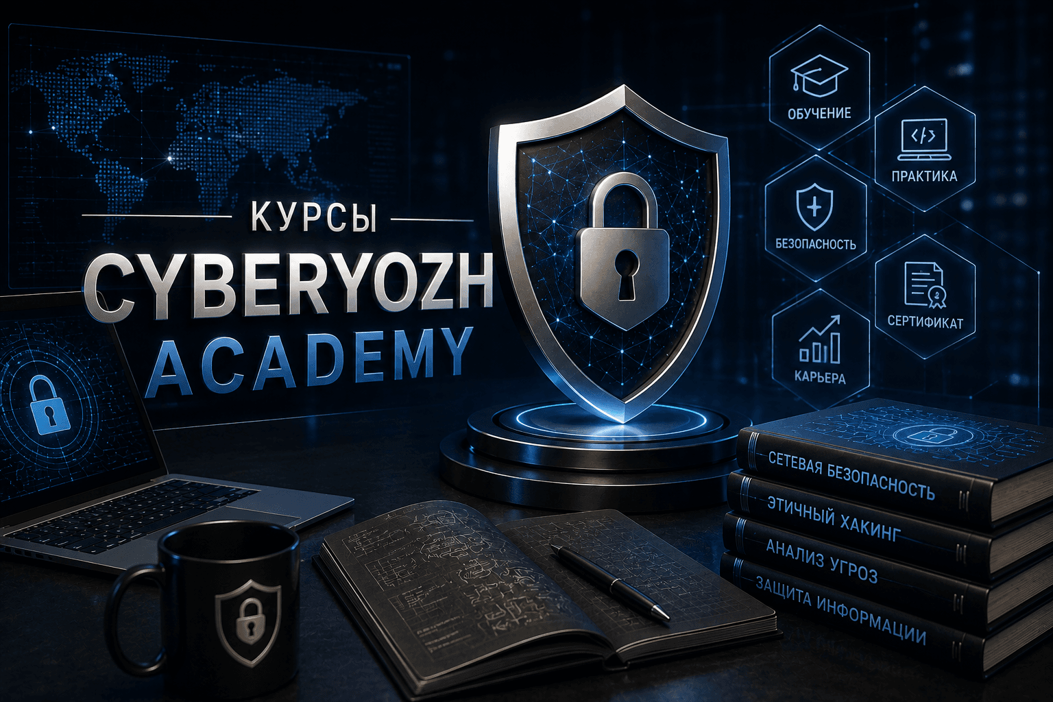 Практические онлайн-курсы CyberYozh Academy по кибербезопасности для специалистов
